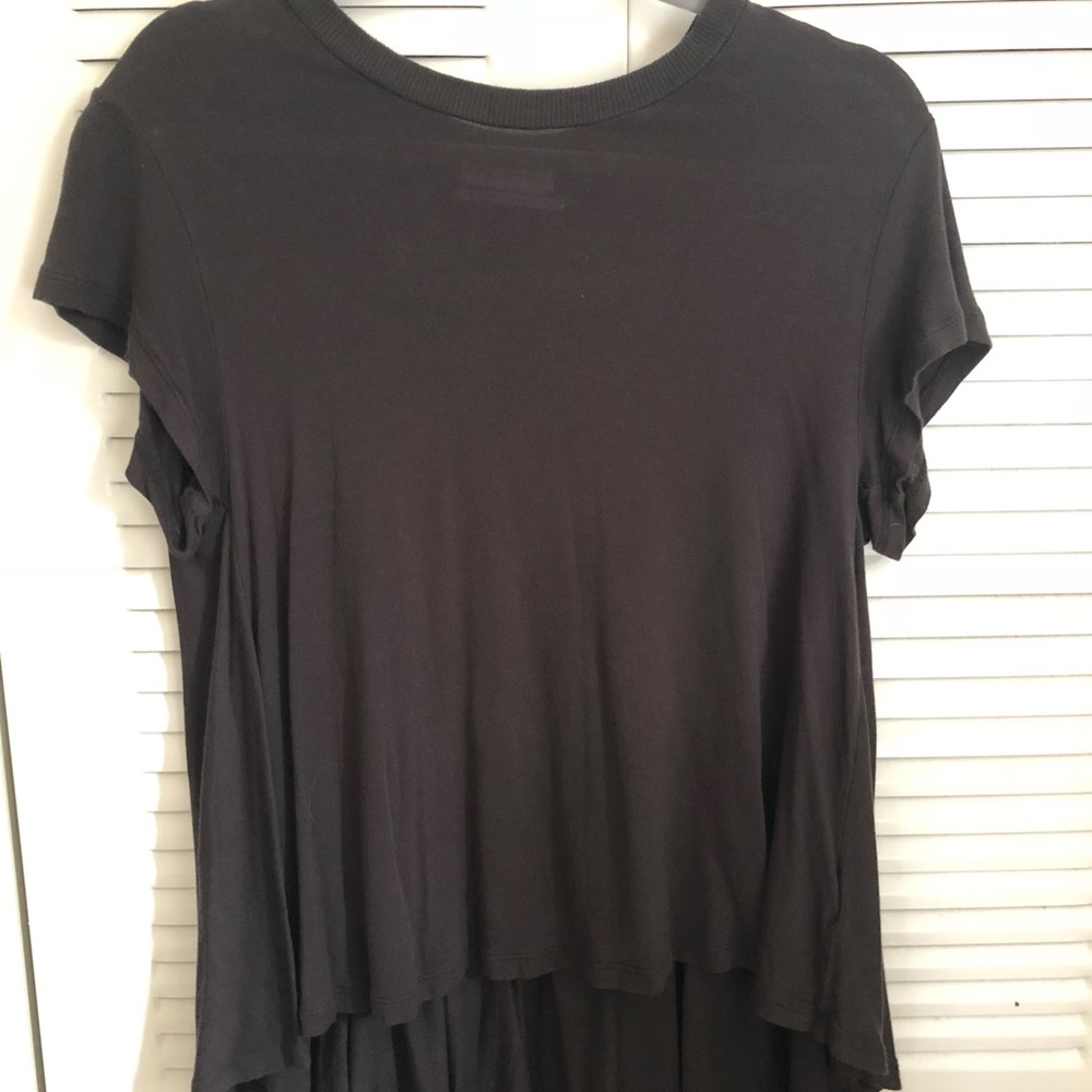 Urban Outfitters Washed Black Flowy Top